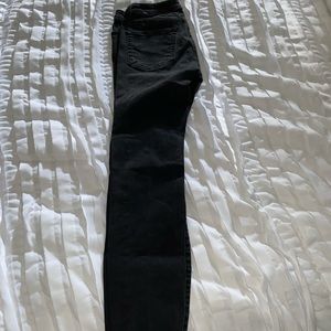 Black ripped jeans